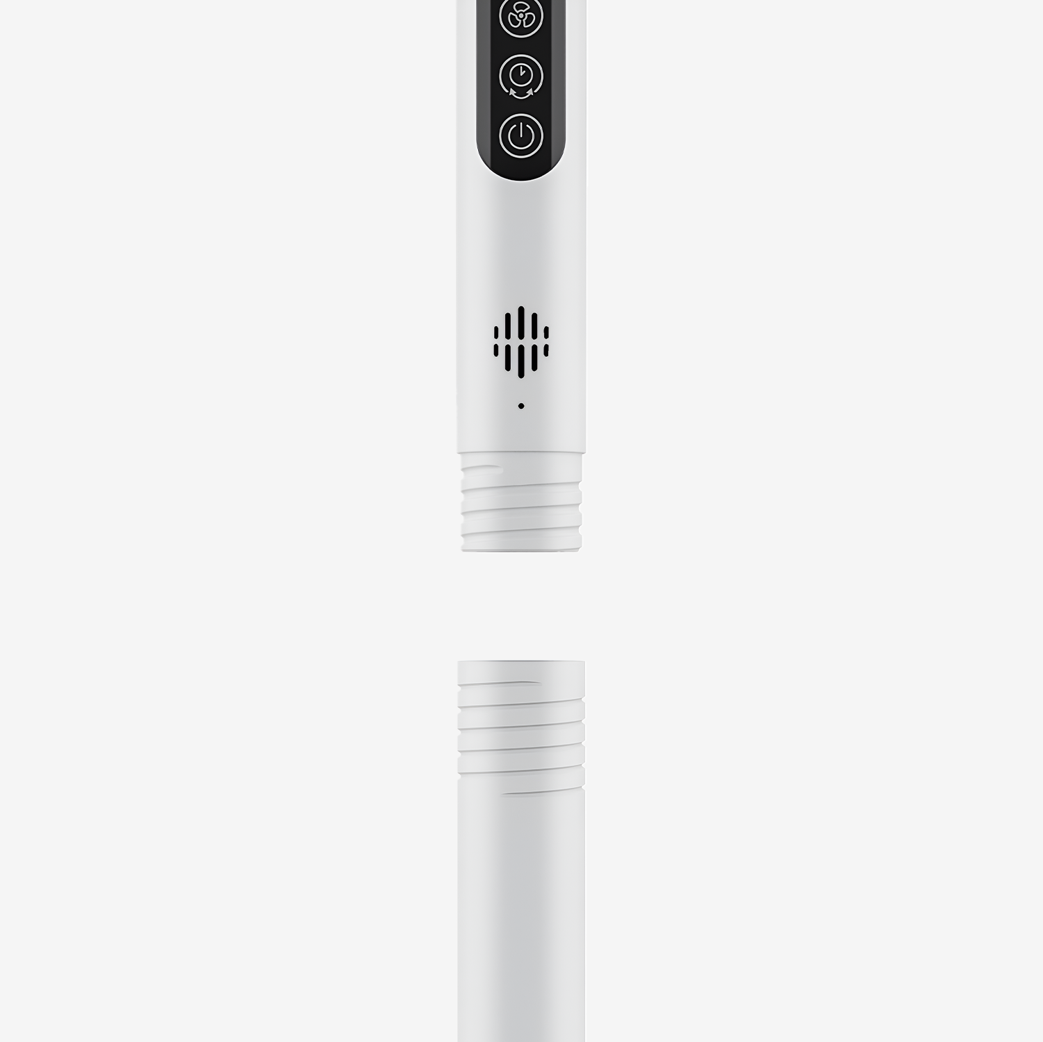 AirFlo™ Slim 43" Hybrid Pedestal Fan - Ultra- Quiet Air Circulator - White