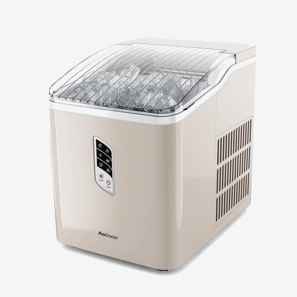 Countertop Ice Cube Maker - 2L Self-Cleaning Machine With 15kg Daily Output - Pebble