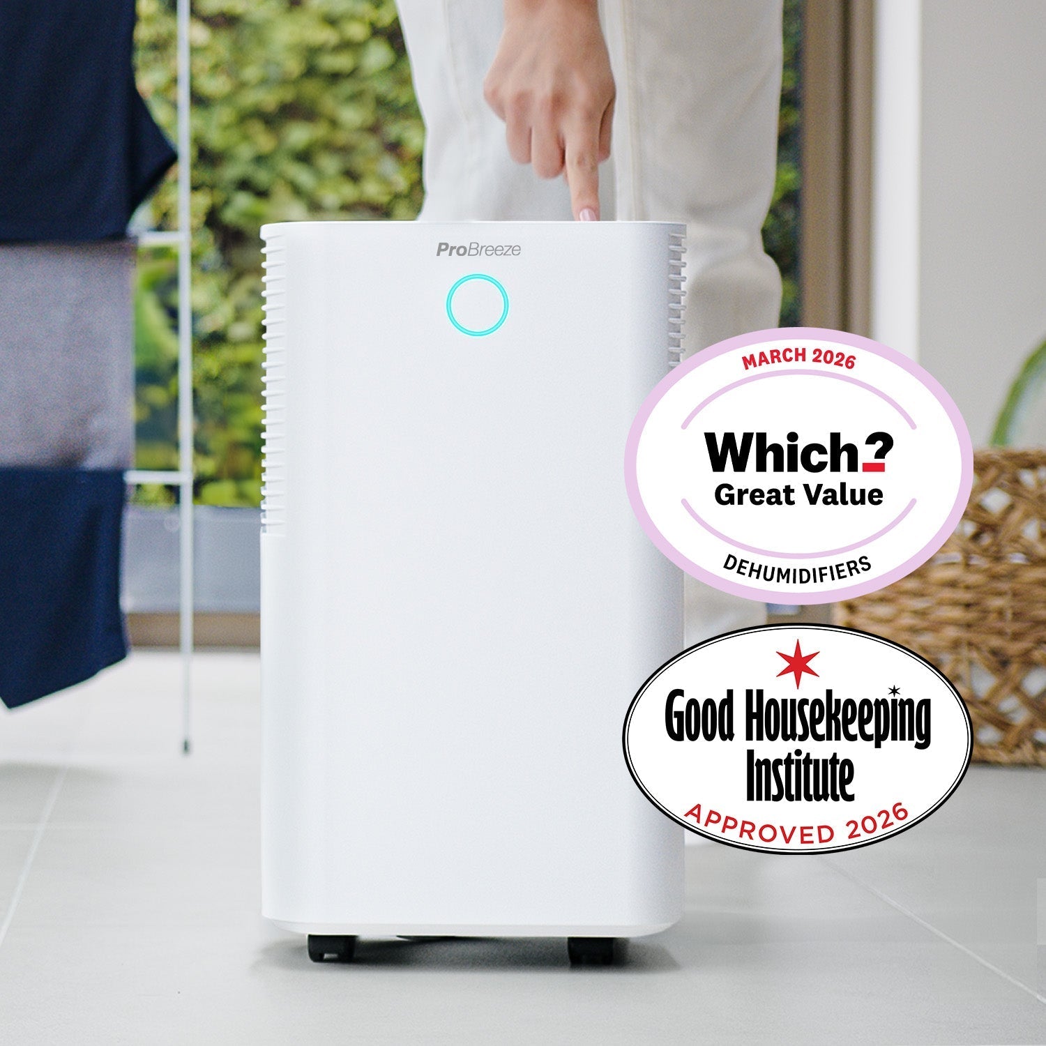 OmniDry 12L Quiet Low Energy Dehumidifier with Smart App Control