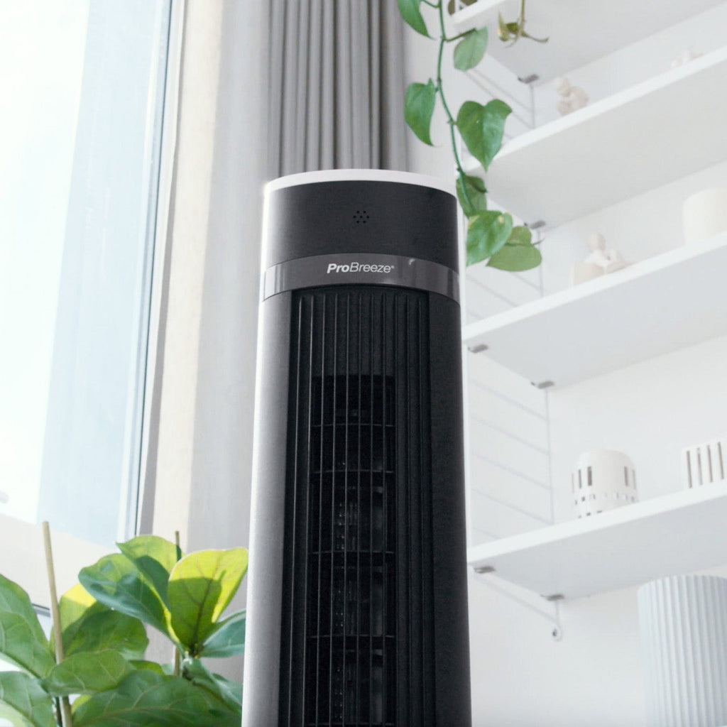 40" Oscillating Tower Fan - White