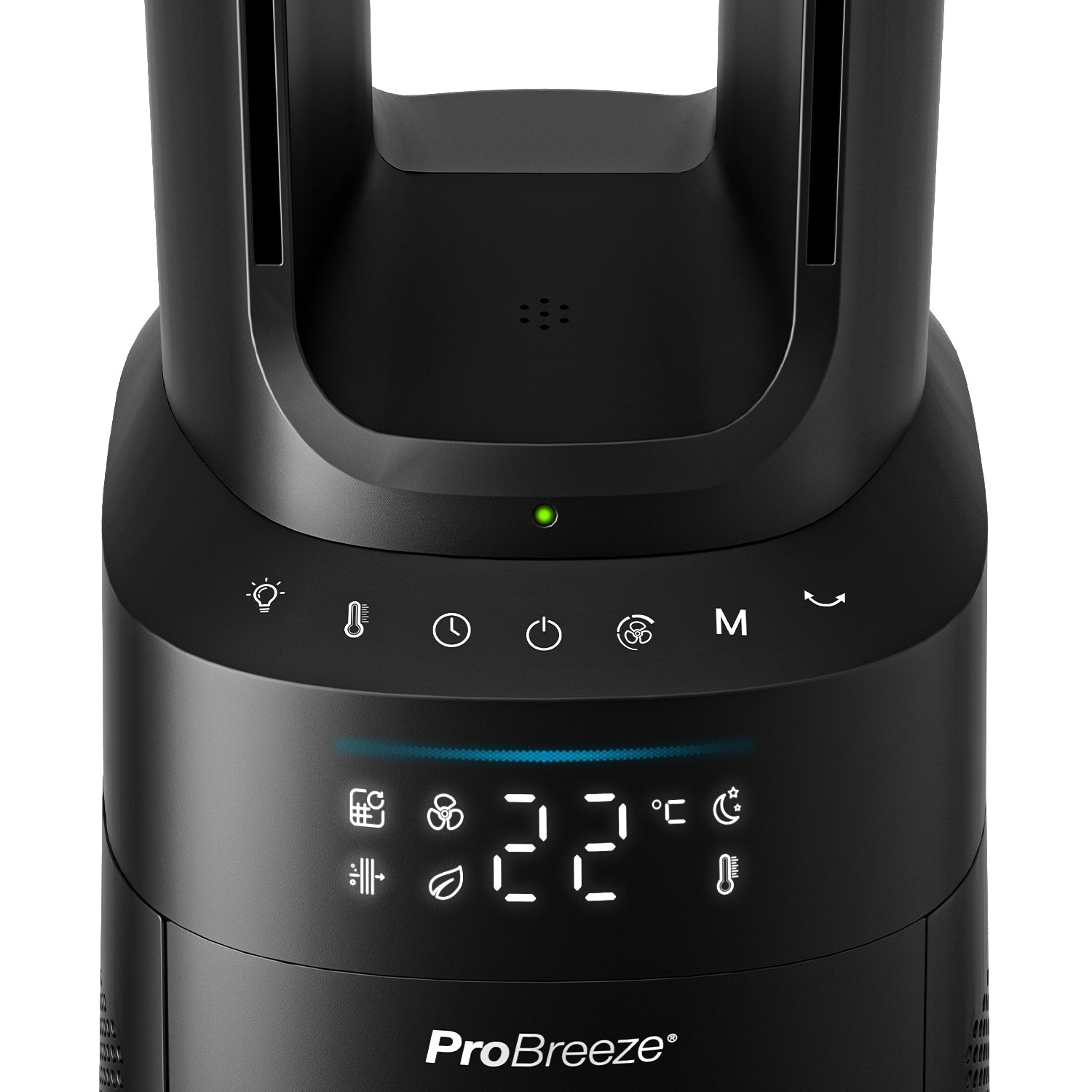 OmniAir 41" Premium Bladeless Tower Fan and Air Purifier - Black