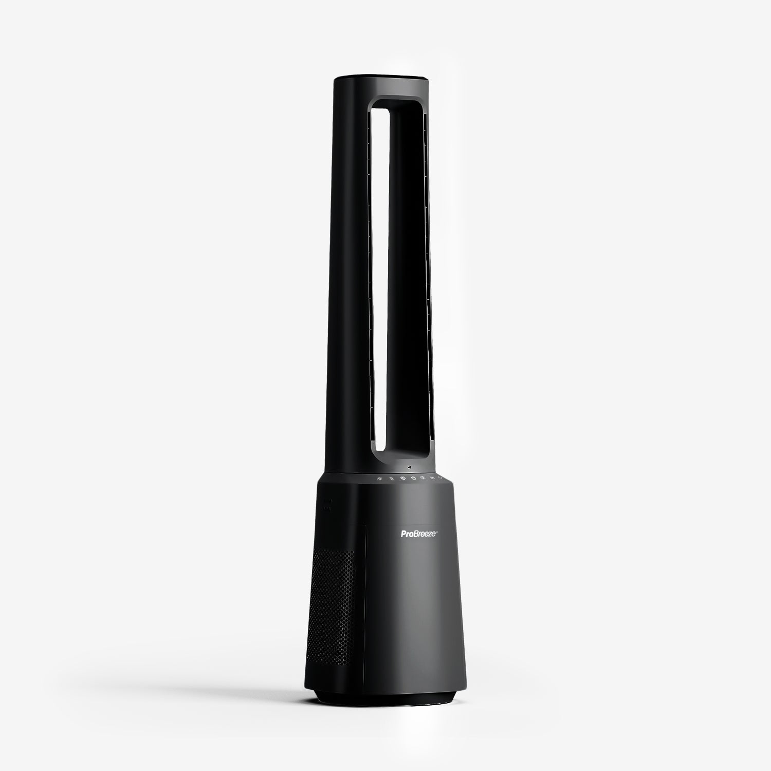 OmniAir 41" Premium Bladeless Tower Fan and Air Purifier - Black