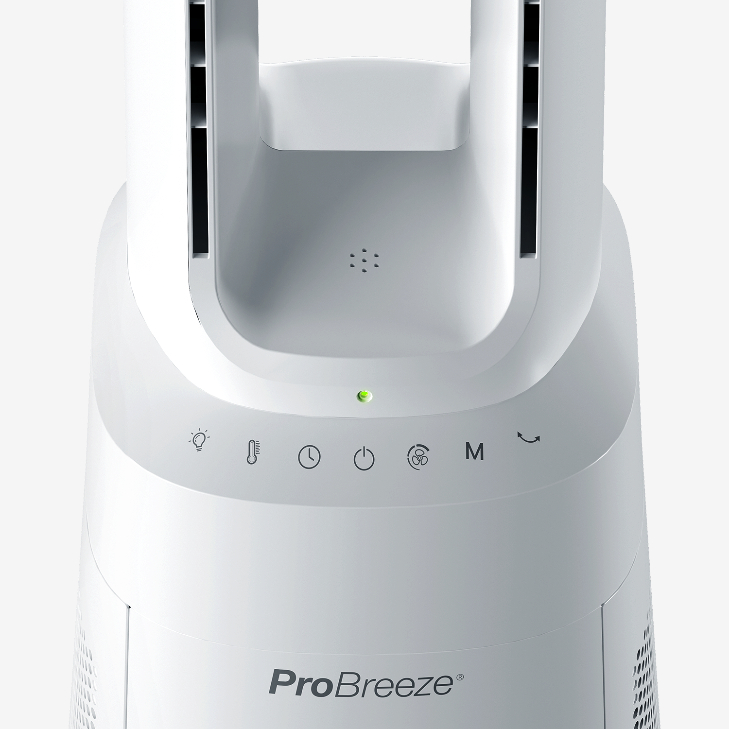OmniAir 41" Premium Bladeless Tower Fan and Air Purifier with Smart App Control - White