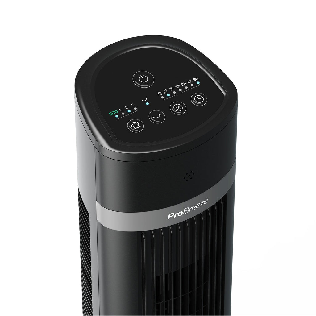 40" Oscillating Tower Fan - Black