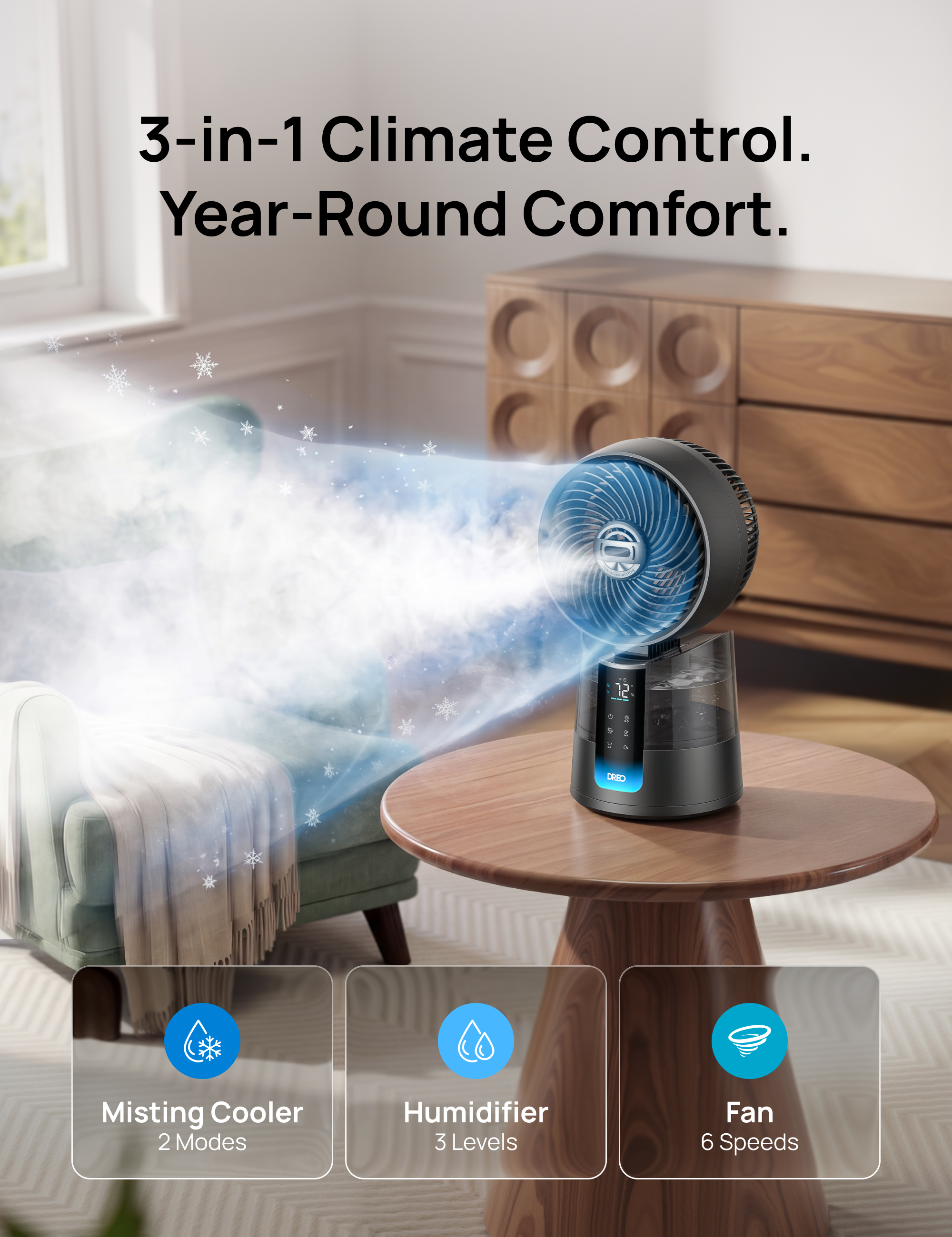 TurboCool™ Misting Fan 516S
